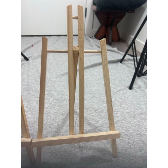 A Frame Wooden Easel 14 inch Adjustable Wood Beige - Picture 3 of 6